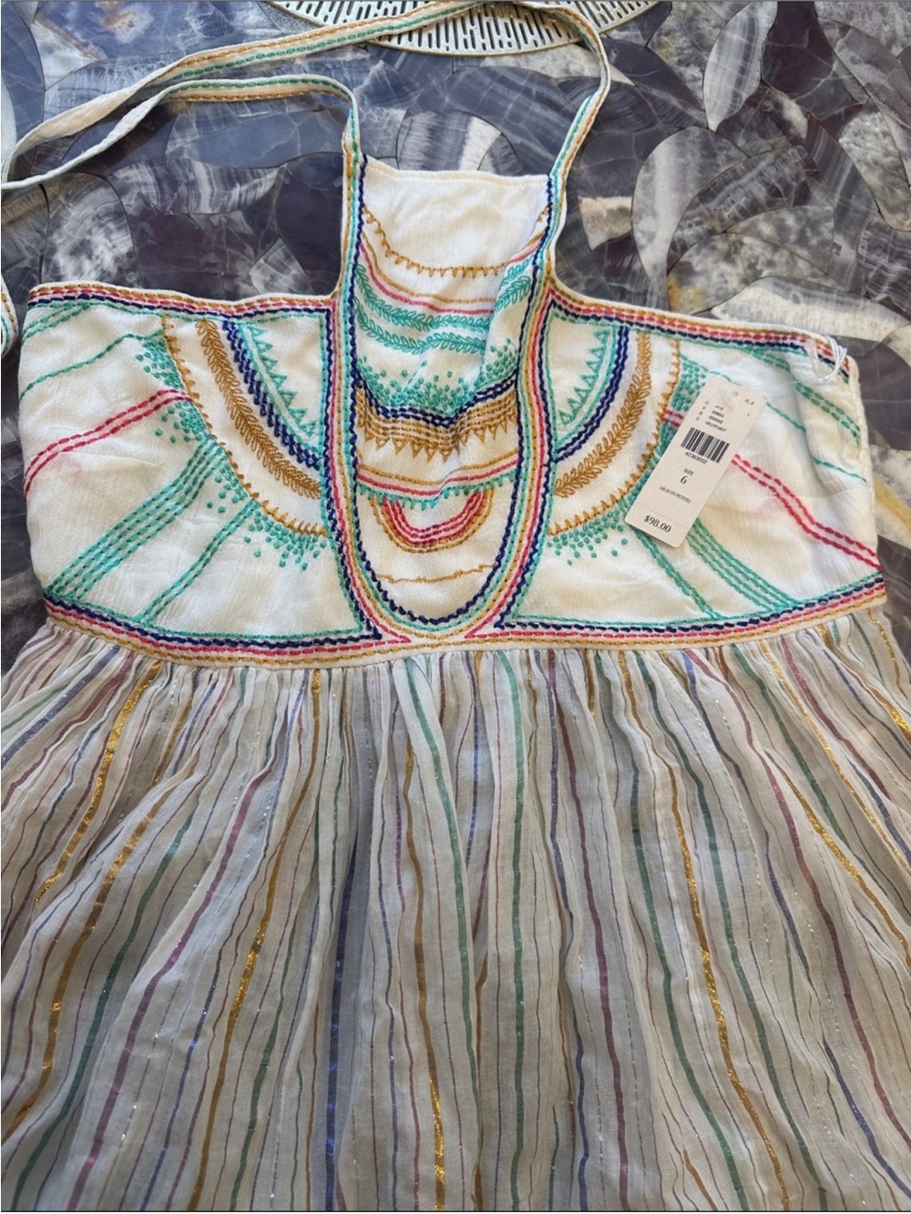 Anthropologie multicolor top - Picture 4 of 5